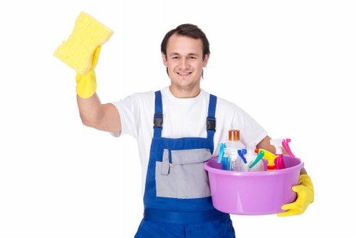 Cleaner in N5 service concept with local cleaning tools