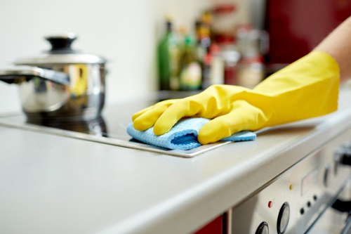 Low-carbon van used for carpet cleaning in North London